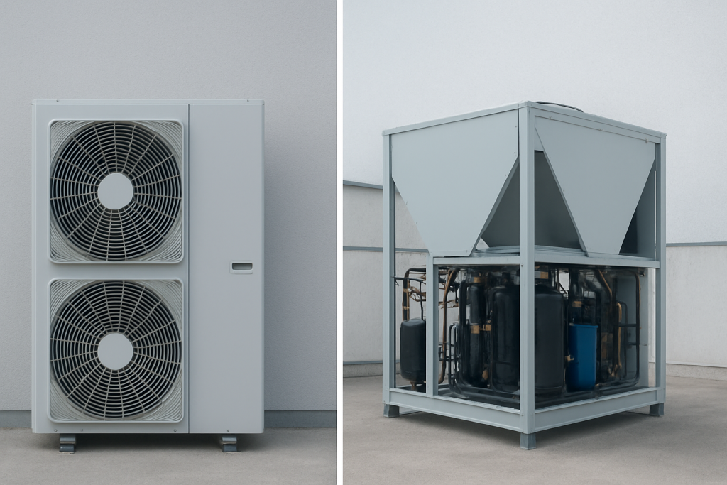 Descubre si tu planta industrial necesita sistemas VRF o Chillers. Optimiza energía, reduce costos y mejora tu control climático con Ecodaire.