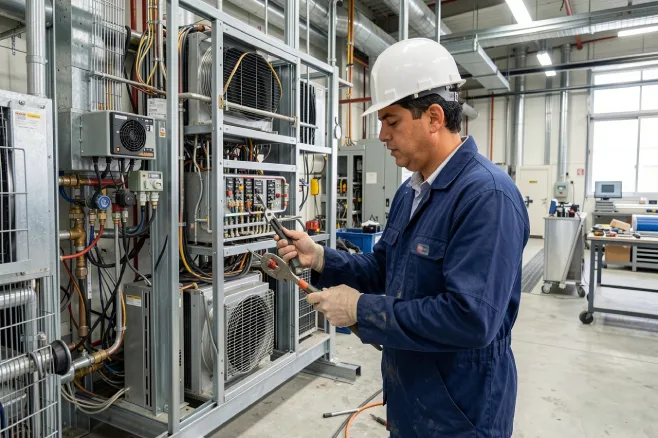 Checklist completo de mantenimiento preventivo de aire acondicionado industrial. Optimiza la eficiencia energética, evita fallas y prolonga la vida útil de tus sistemas HVAC.